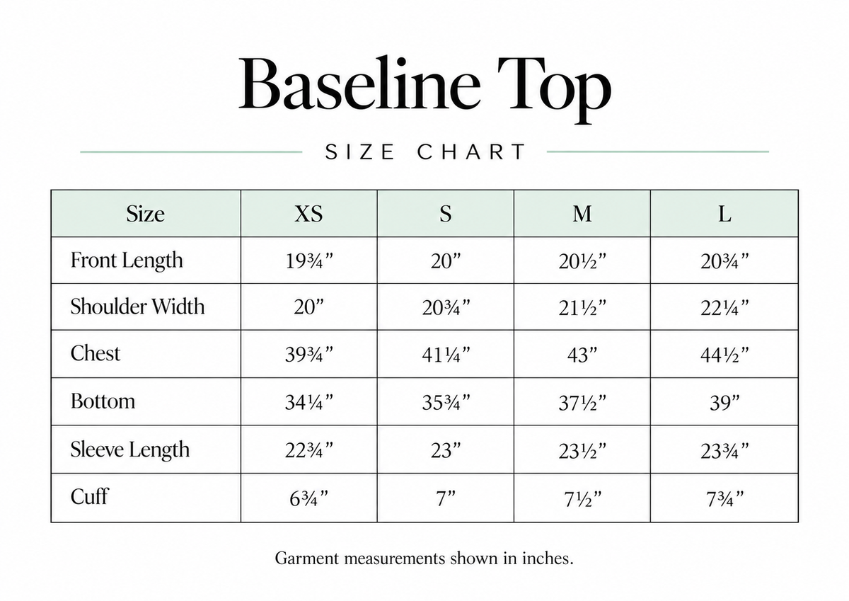 Size Guide